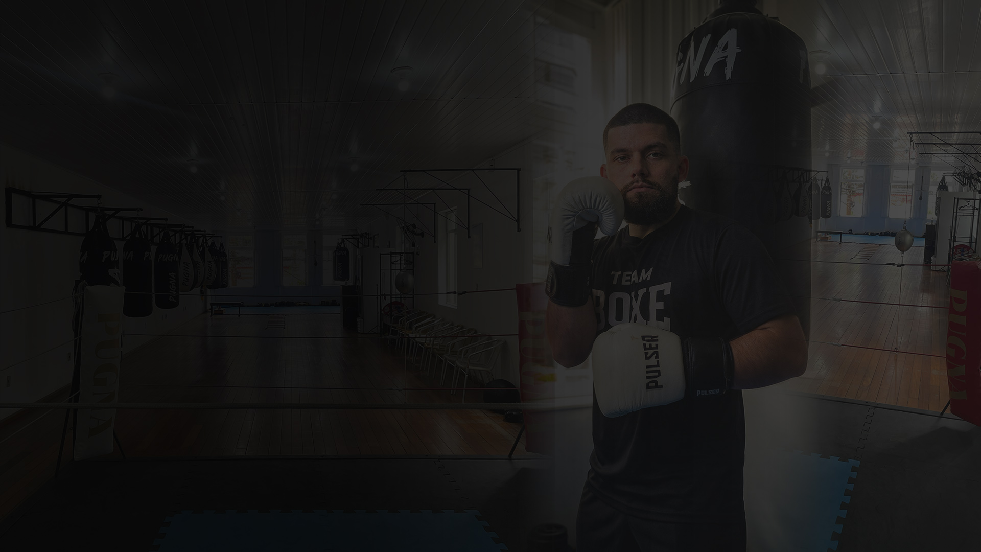 Treinos de boxe na academia Boxe Real, Porto Alegre